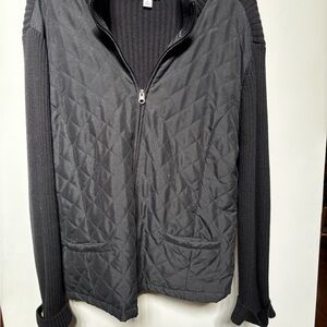 Croft & Barrow Black Ribbed Sweater